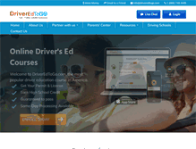 Tablet Screenshot of driveredtogo.com